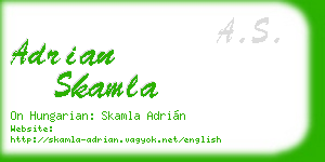 adrian skamla business card