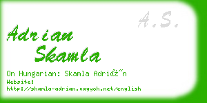 adrian skamla business card